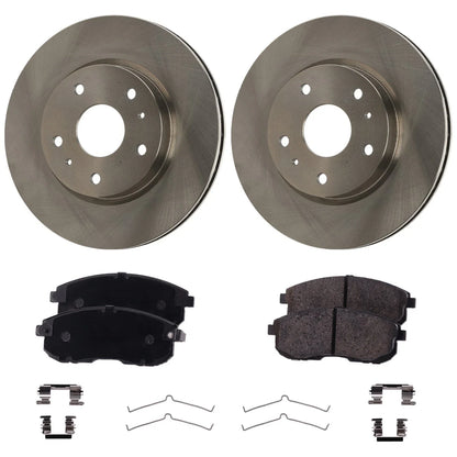 Disc Rotors and Brake Pads Kit for Suzuki SX4 (2007-2008)