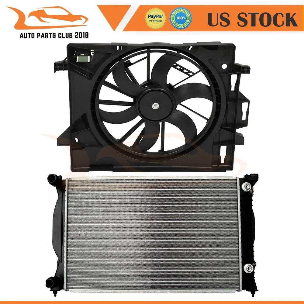 Radiator and Cooling Fan Assembly for Chrysler Town & Country (2008–2016)
