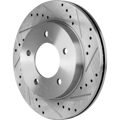 Front Brake Disc Rotor and Pad Kit for Ford F-150 4WD (1997–2003)