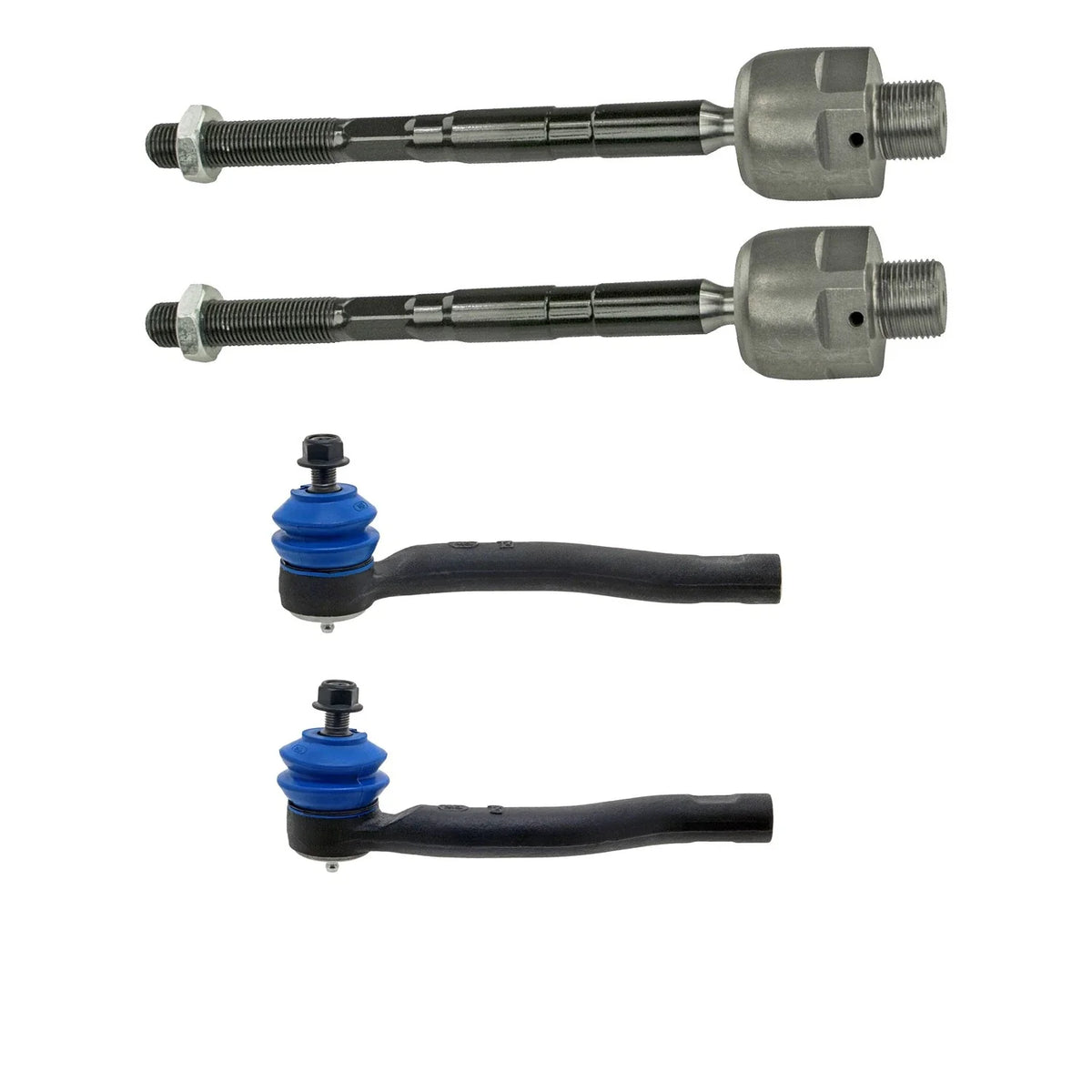 Set of 2 Mevotech Supreme Inner Outer Steering Tie Rod Ends for Mazda CX-9 (2007–2015)