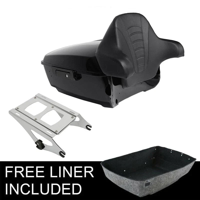 Trunk Pad Backrest Mount Rack for Harley Street Glide 2014–2026