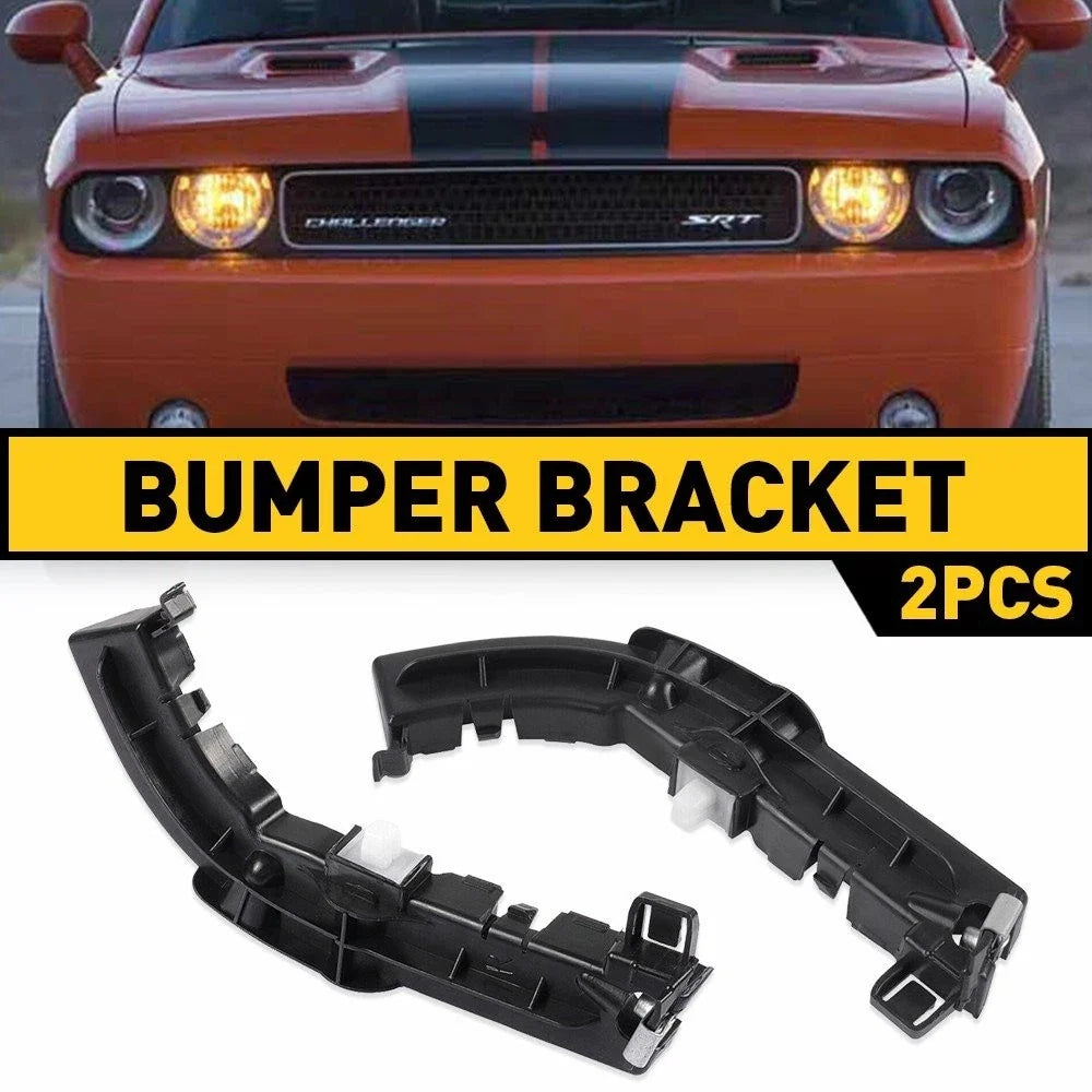 Set of 2 Front Bumper Support Brackets for Dodge Challenger (68024343AD)