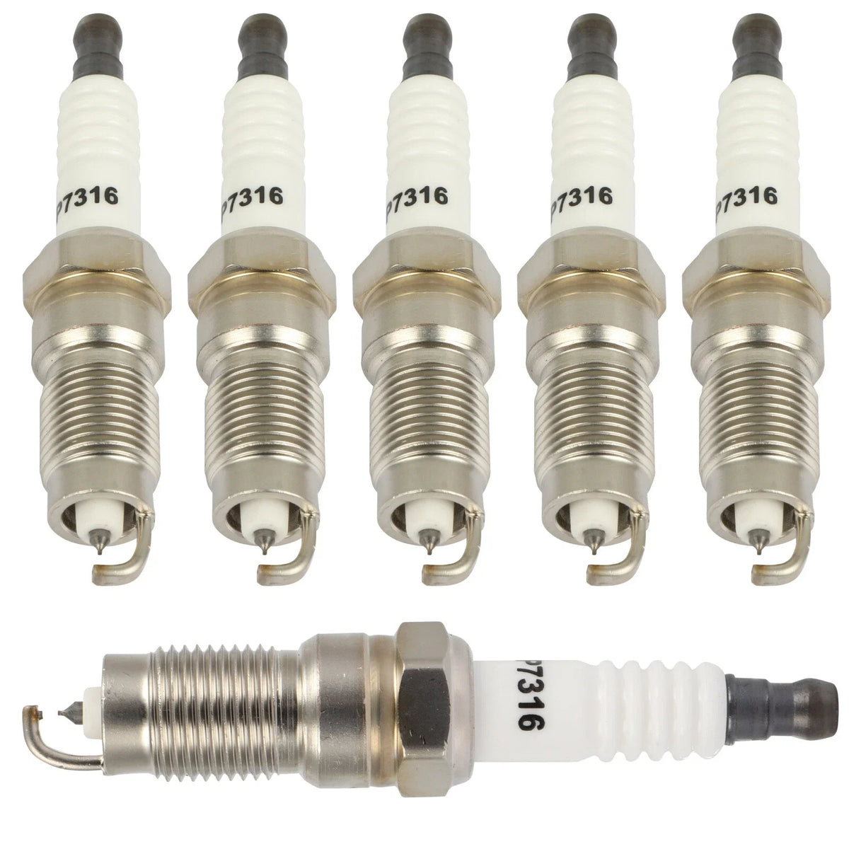 Set of 6 Iridium Spark Plugs for Ford Mustang, Land Rover LR3, Mazda B4000, Mercury