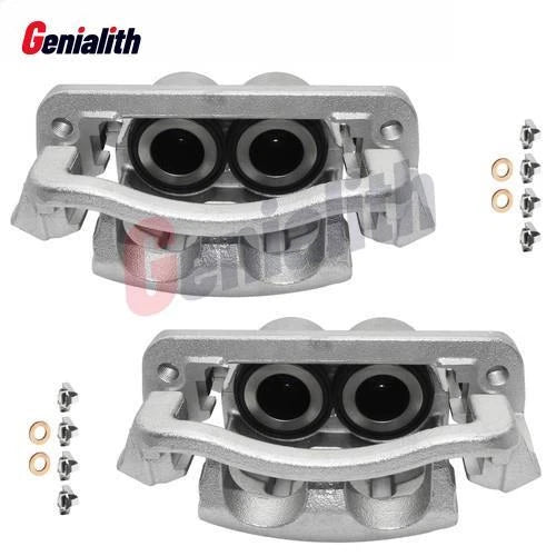 2X Front Brake Calipers w/Bracket for Ford F-250 F-350 Super Duty (2005–2012)