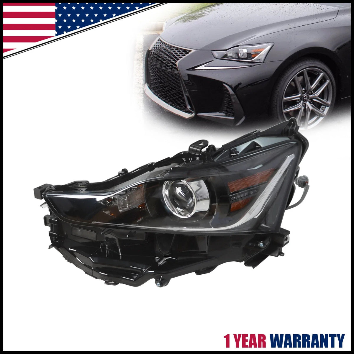 Driver Side LED Headlight (Left) for Lexus IS IS300 IS350 2017-2020