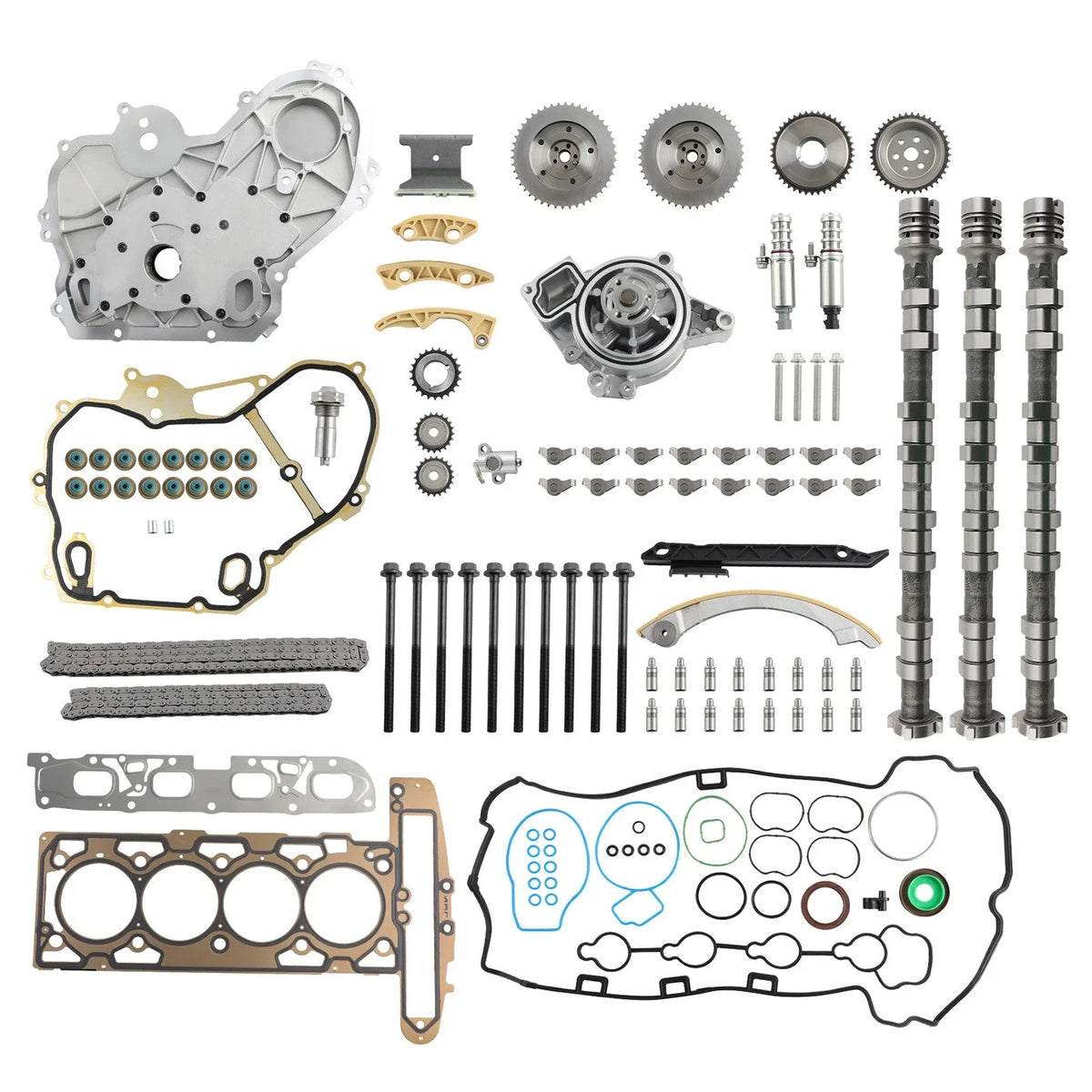Camshaft Lifters Timing Chain Set & VVT Sprocket for Saturn Vue Aura (2009–2011)