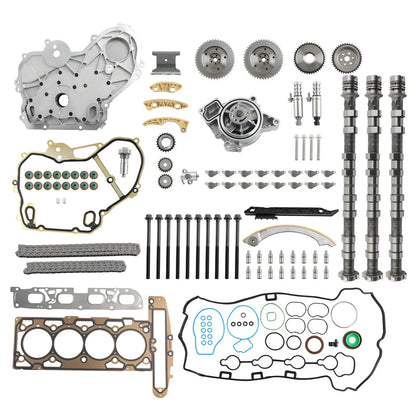 Camshaft Lifters Timing Chain Set & VVT Sprocket for Saturn Vue Aura (2009–2011)