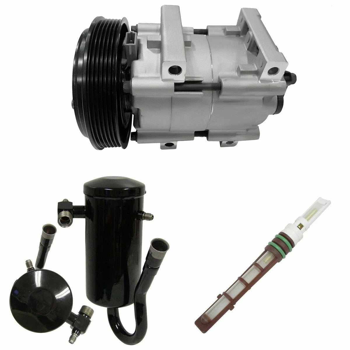 A C Compressor Kit Replacement for Ford F-250 4.9L (1992–1993)