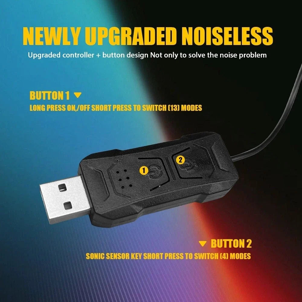 RGB LED Strip Lights 5m for Universal Interior Ambient Illumination