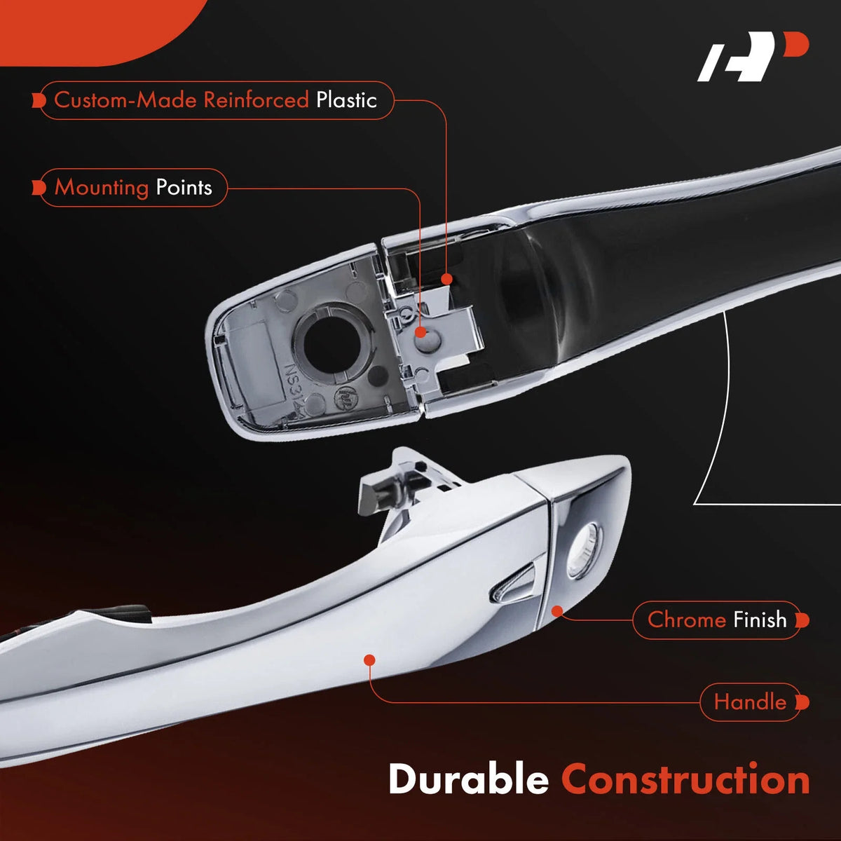 Exterior Chrome Door Handle for Nissan Altima and Pathfinder