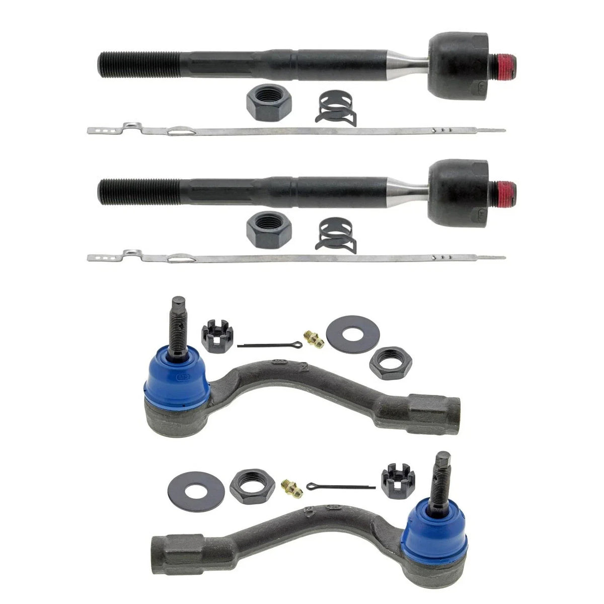 Mevotech Supreme Inner Outer Steering Tie Rod Ends Kit for Sonata L4 (2016–2017)