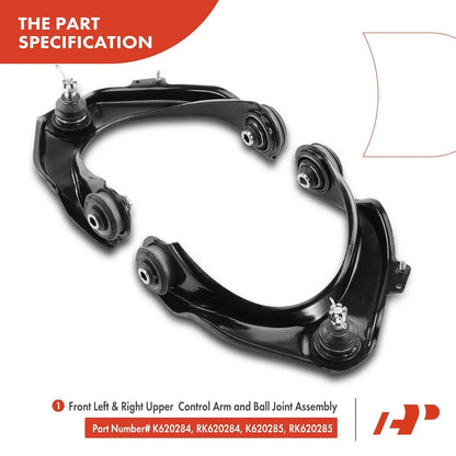 12-Piece Front Control Arm Tie Rod Ends for Honda Accord (1998–2002)