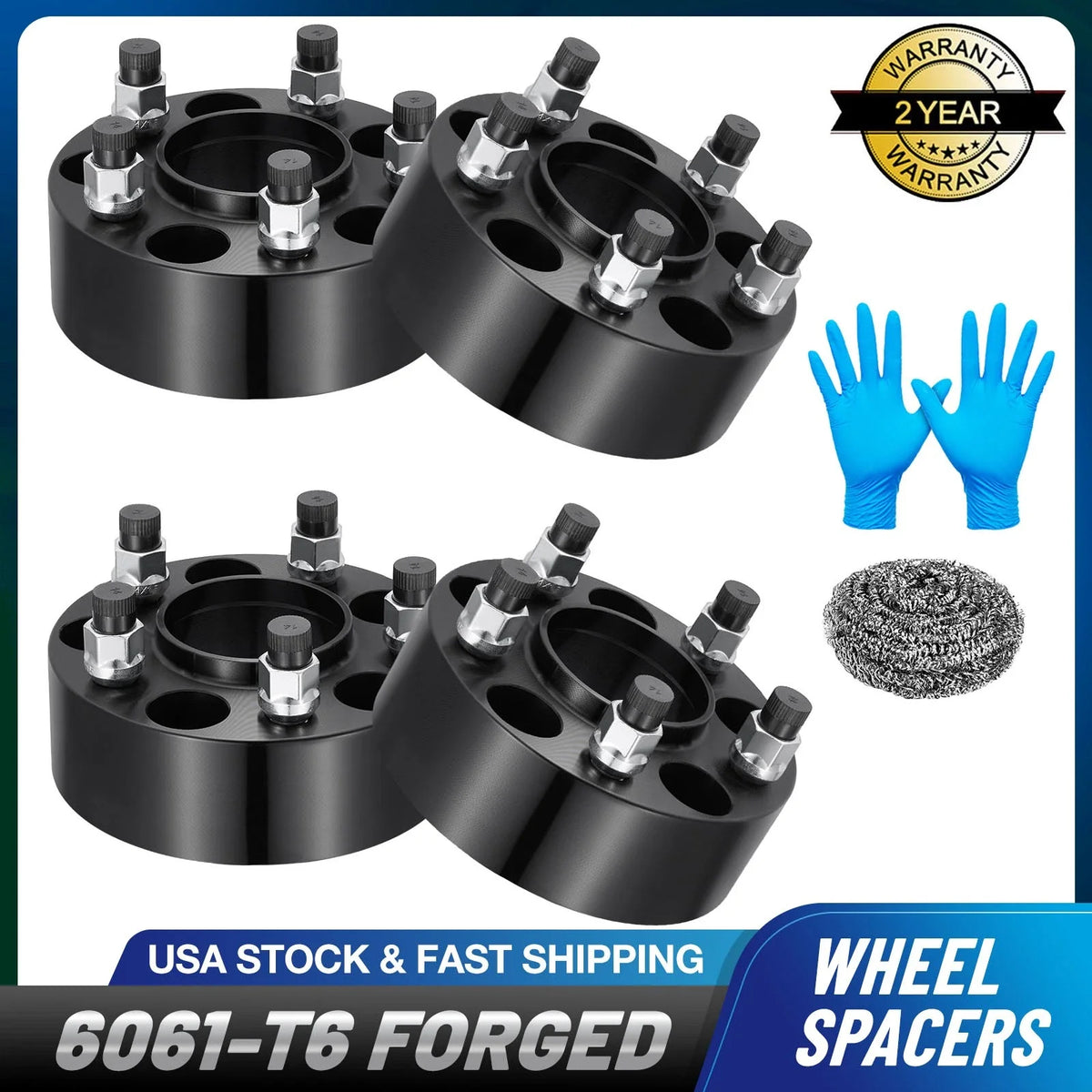 Set of 4 Hubcentric 2" Wheel Spacers for Chrysler 300M (1998–2004)