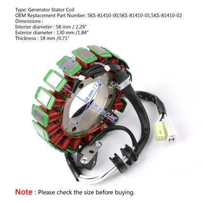 Generator Stator Coil for Yamaha XVS1100 Vstar Classic Custom (2003) T9