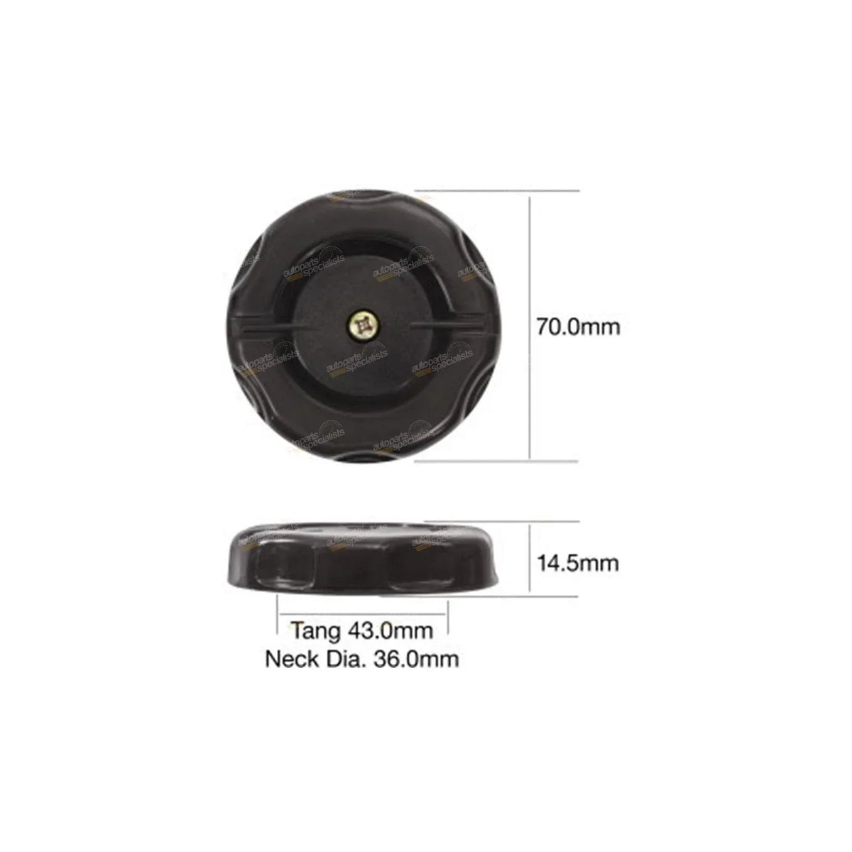 Engine Oil Cap 2.2L 4cyl for Ford Econovan SGMW (1981-1984)