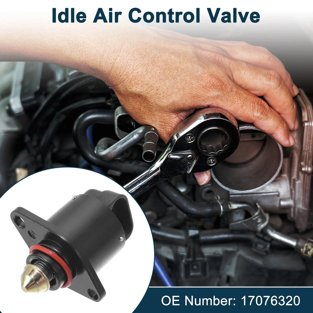 Idle Air Control Valve for Buick Century (1994–1996) No. 17076320