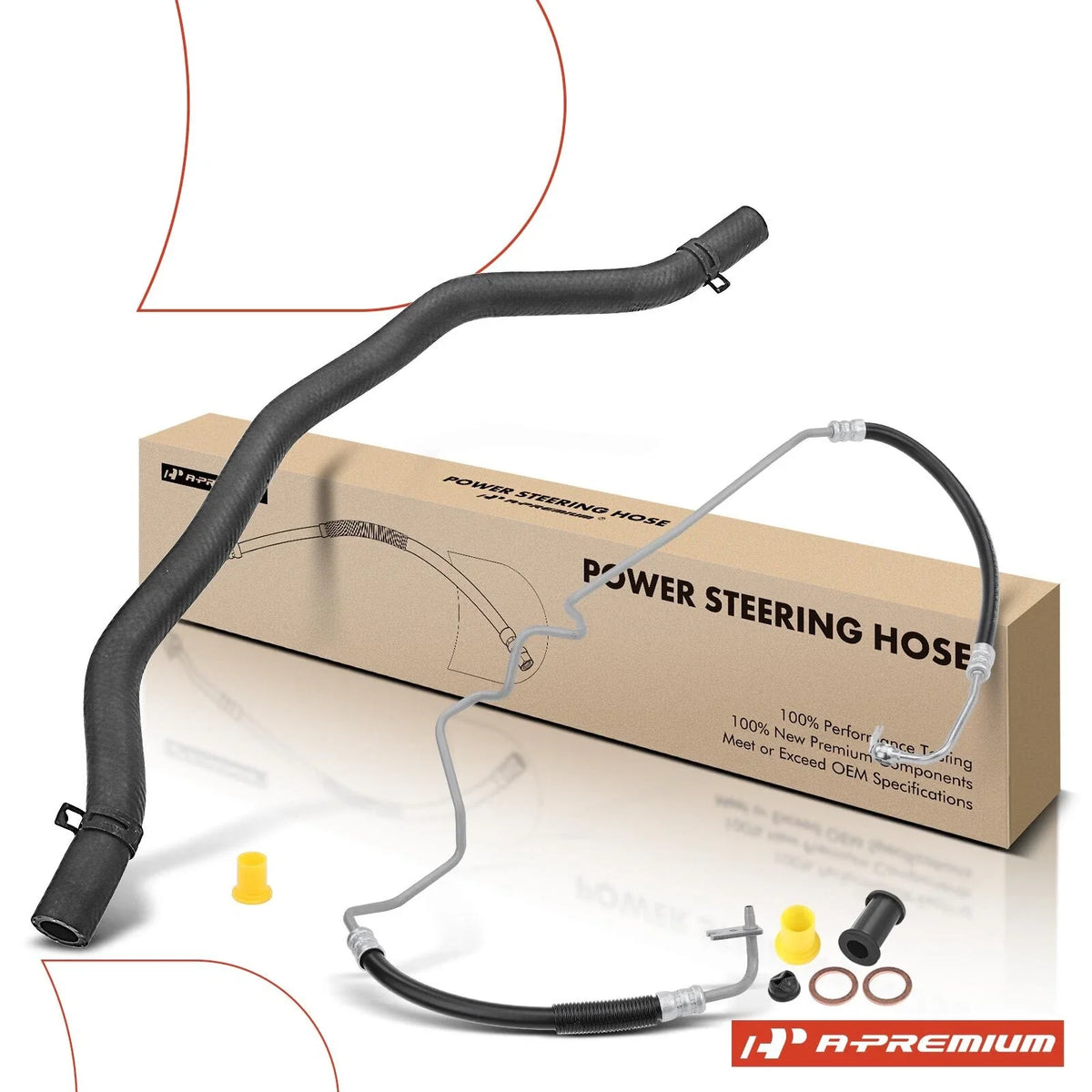 Power Steering Pressure & Reservoir Line Hose for Buick Regal (2011–2013)