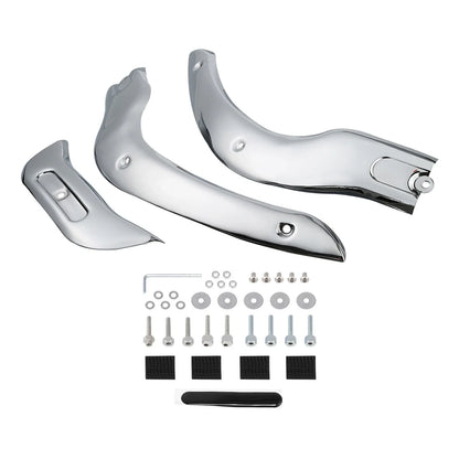 Chrome Trim Kit for Windshield on Harley Road Glide (2004-2013)