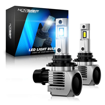 2X 9006 LED Headlight Bulbs (90W, 20000lm) for Halogen Upgrade