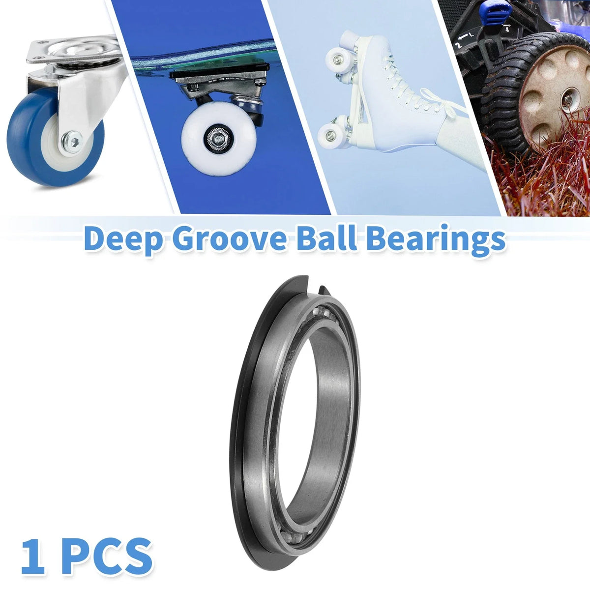 Deep Groove Ball Bearing 6807NR for Various Models (35x47x7mm)