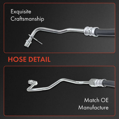 2X Pressure & Return Power Steering Line Hoses for 2004-2008 Ford F-150