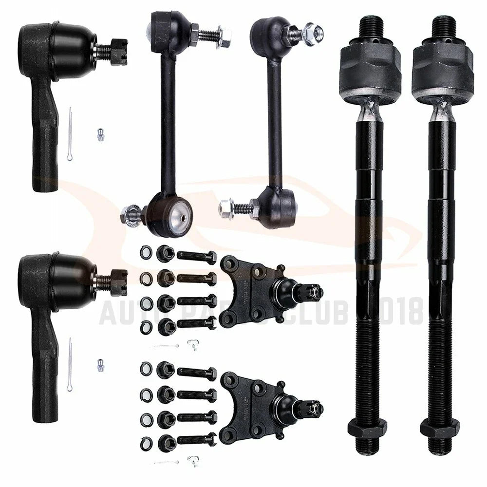 Front Lower Ball Joint & Sway Bar Tie Rod Set for 2006-2012 Colorado