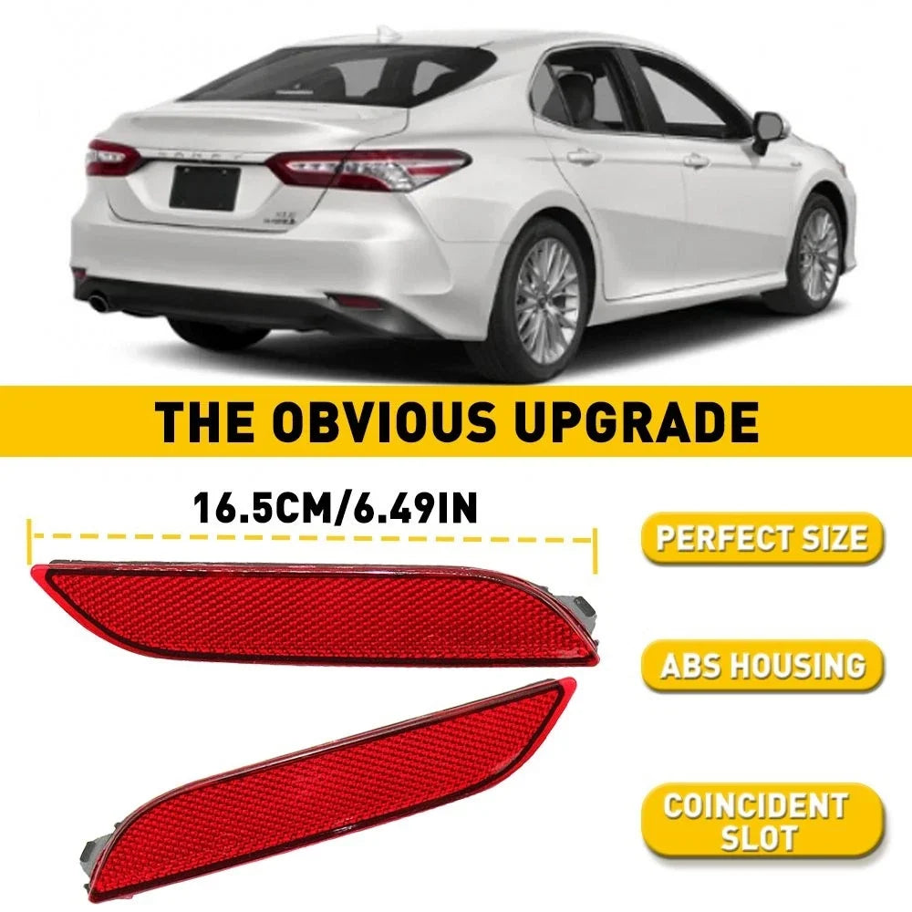 Rear Bumper Reflectors LED Set (2X) for Toyota Camry 2018-2021