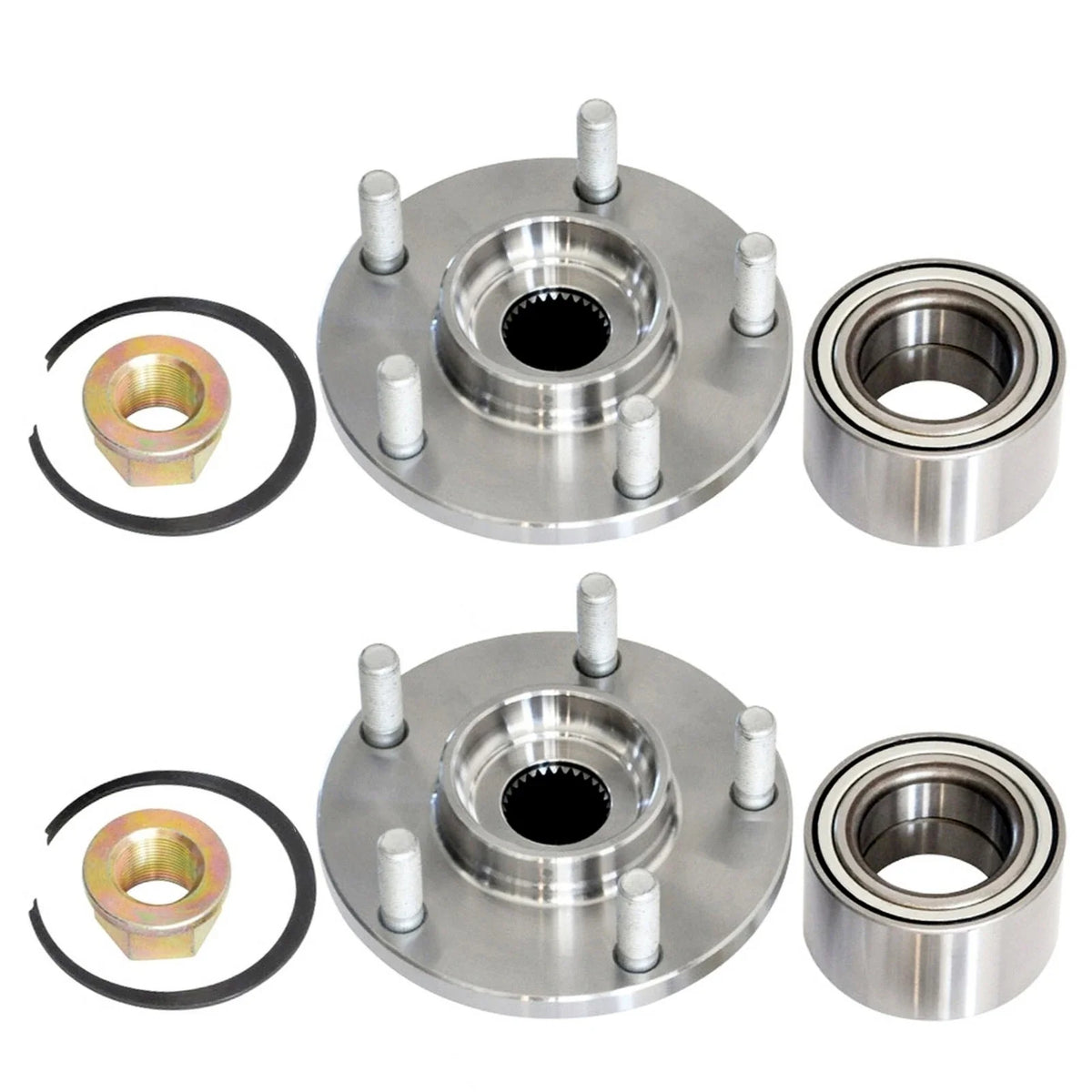 2X Front Wheel Hub Bearing Repair Kit 518516 for Nissan Maxima Altima (1995–2001)
