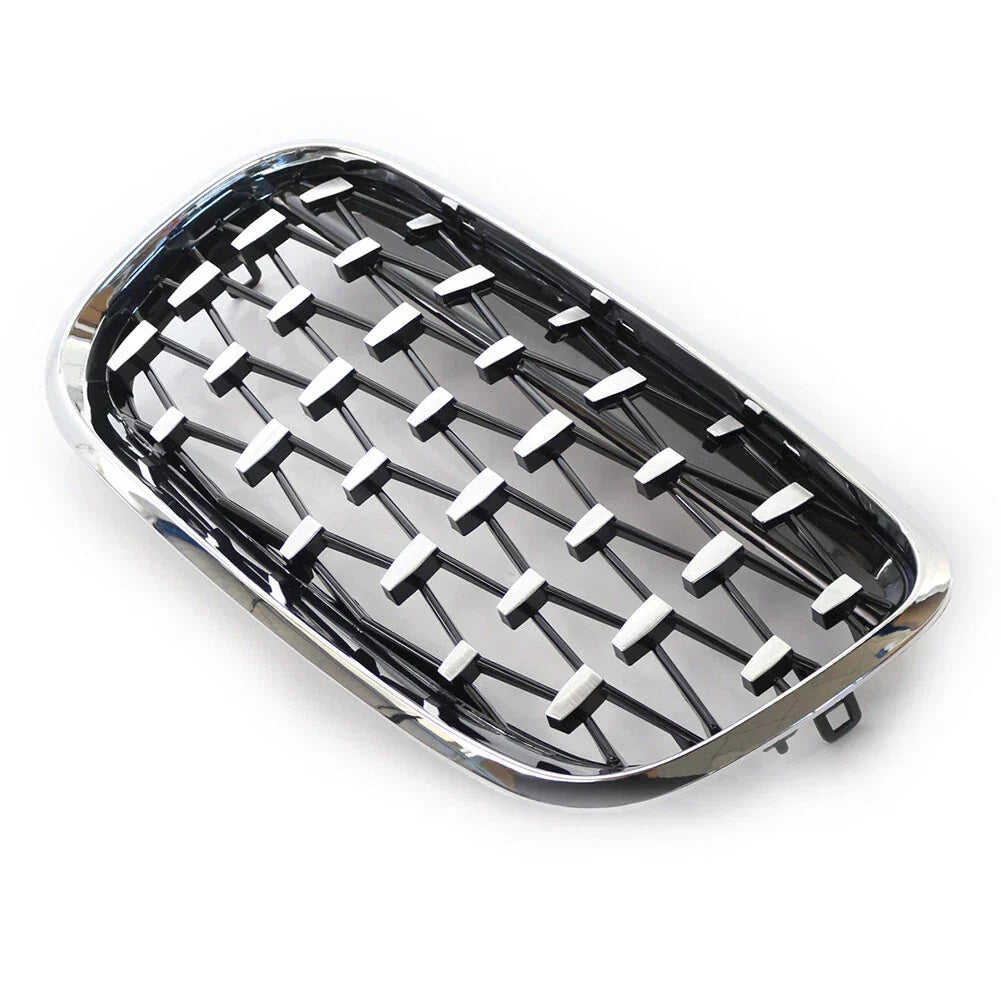 Chrome Front Kidney Grille, Diamond Style for BMW X5 2007-2013