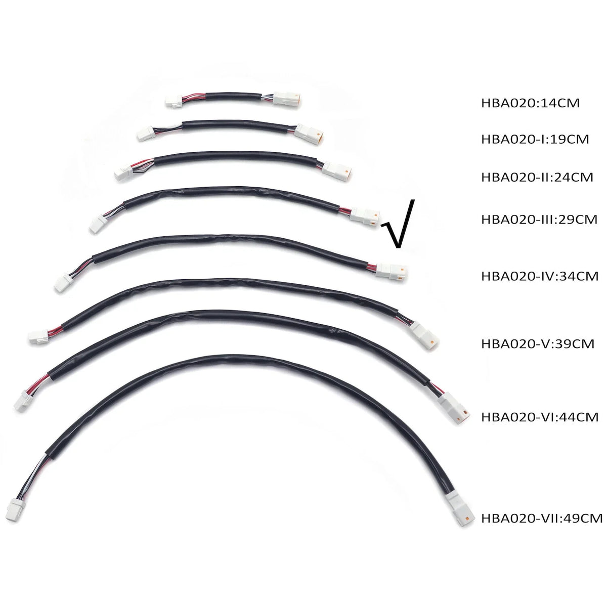 10" Electronic Throttle Handlebar Wiring Extension for Harley Touring Softail (2016–2022)