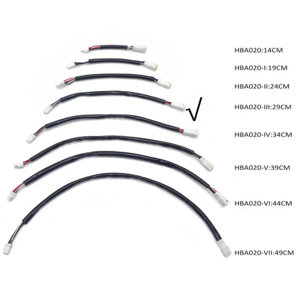 10" Electronic Throttle Handlebar Wiring Extension for Harley Touring Softail (2016–2022)