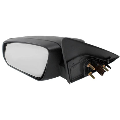 Power Mirror - Paintable Textured Black for 2010 Ford Mustang Left Side