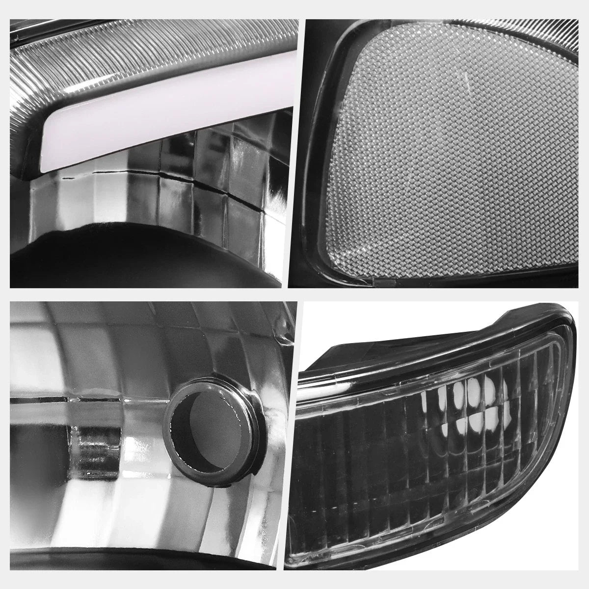 Bumper Lamp LED DRL Headlight Clear Corner for 1999-2006 GMC Sierra/Yukon