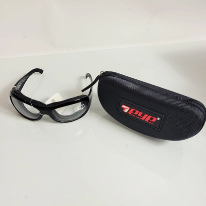 SharpView Polarized Lenses with Glossy Black Frame by 7eye for Motorcycle