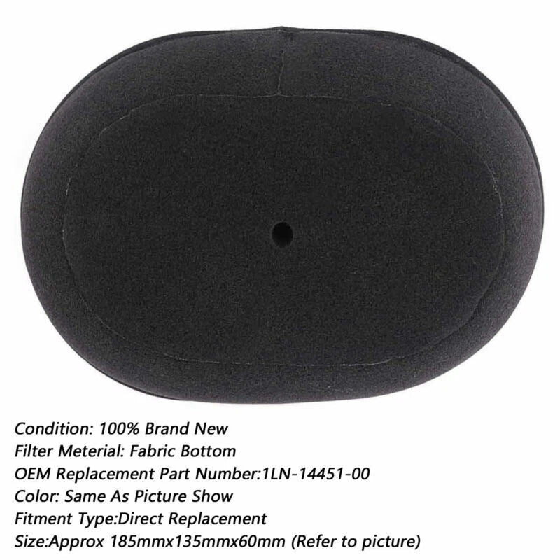 Air Filter Cleaner Foam for Yamaha WR250X TTR250 WR250R TT350 2007-2023