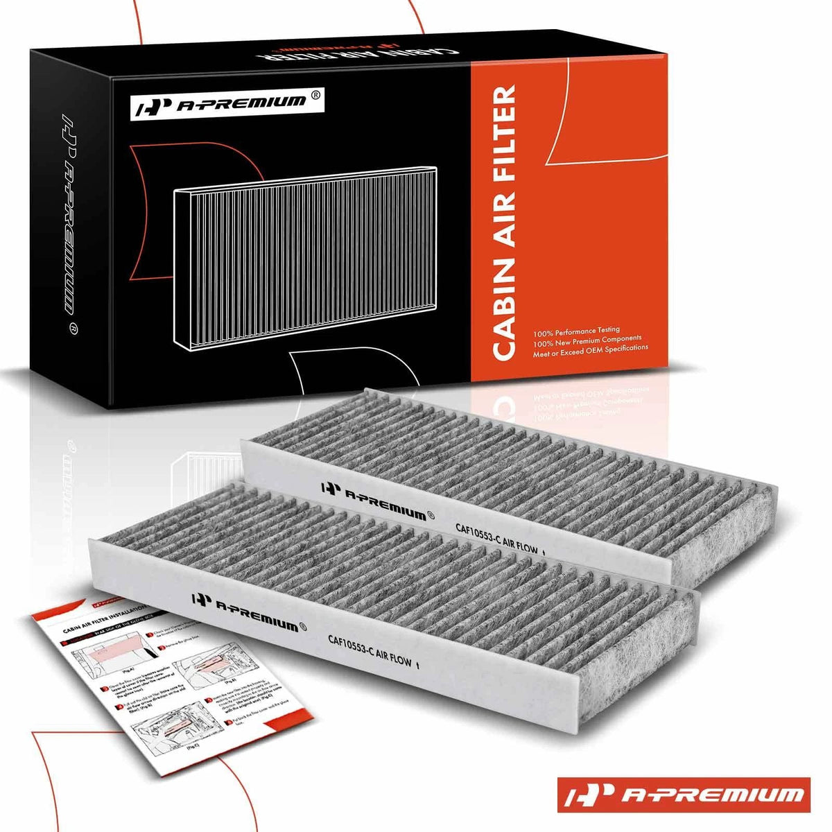 2X Activated Carbon Cabin Air Filter for Nissan Frontier (2005–2022)