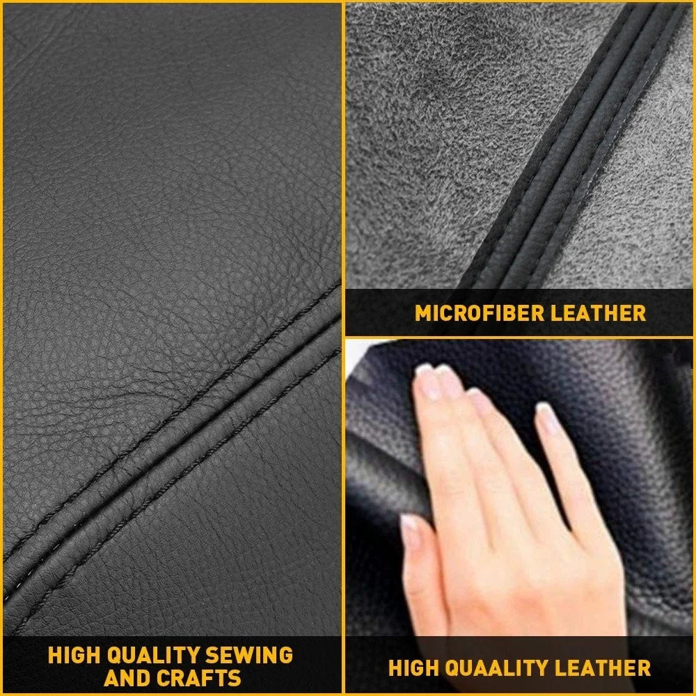 Leather Center Console Lid Armrest Cover for Ford Explorer (2011–2019)