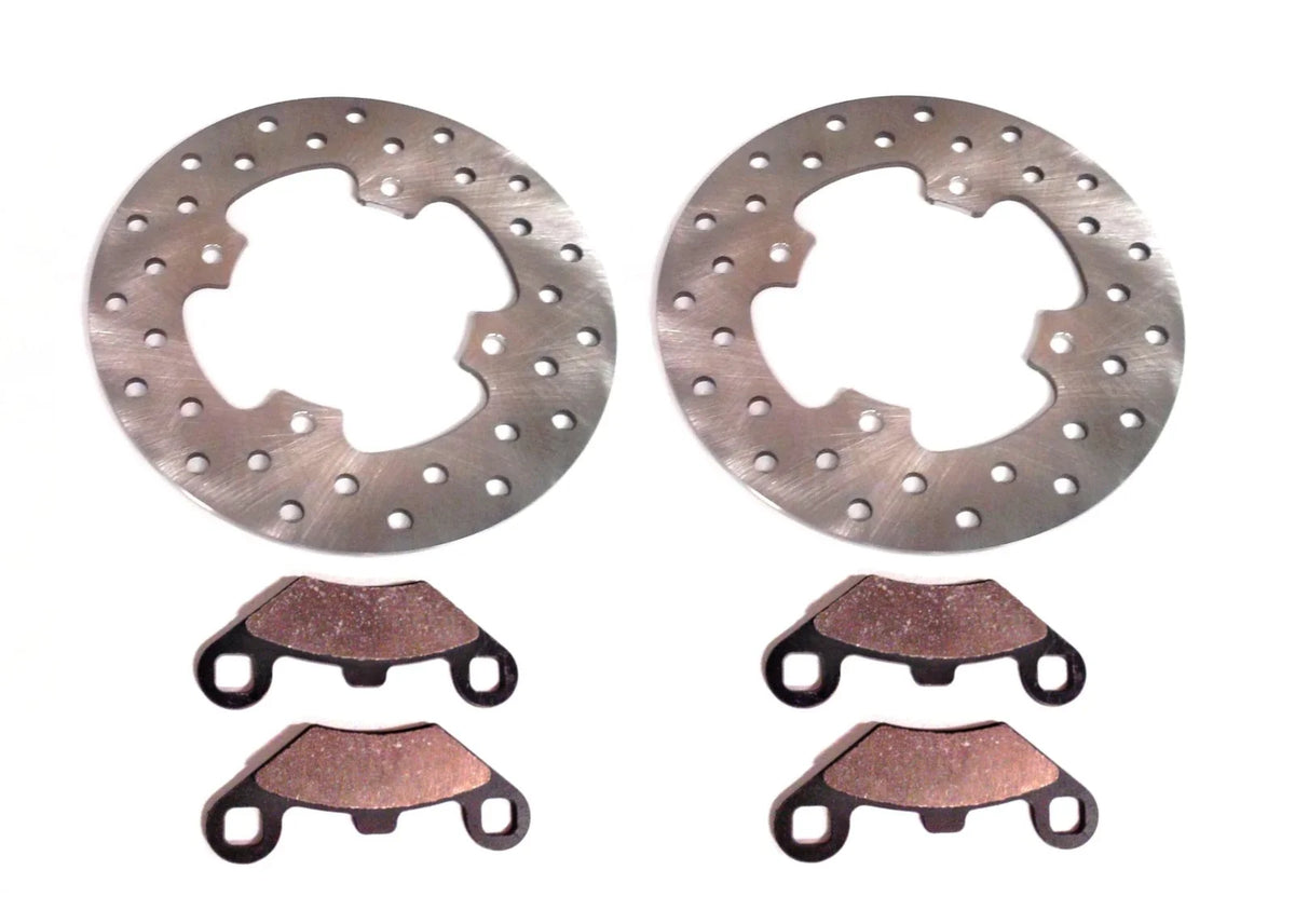 Front Brake Rotors with Pads for Polaris (5248378)