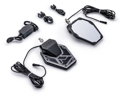 B2C LED Lighted Convex Side Mirrors (No Clamp Mount)
