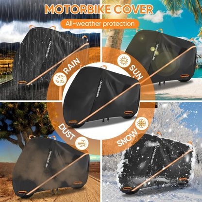 Waterproof XXXL Motorcycle Cover for Harley Davidson Street Models