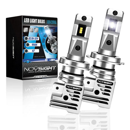 LED Headlight Bulbs H7 Combo (12000LM, 6500K) for NOVSIGHT