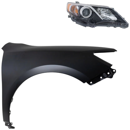 Headlight Kit for Toyota Camry (2012–2014) Passenger Side Assy CAPA SE