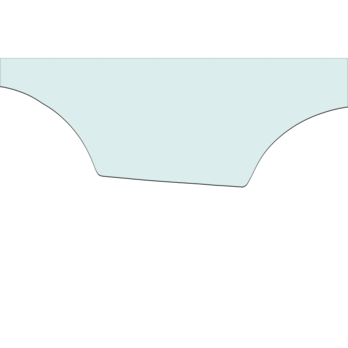 Rear Driver Left Door Glass for Chevy GMC Yukon XL Suburban (2015–2020)