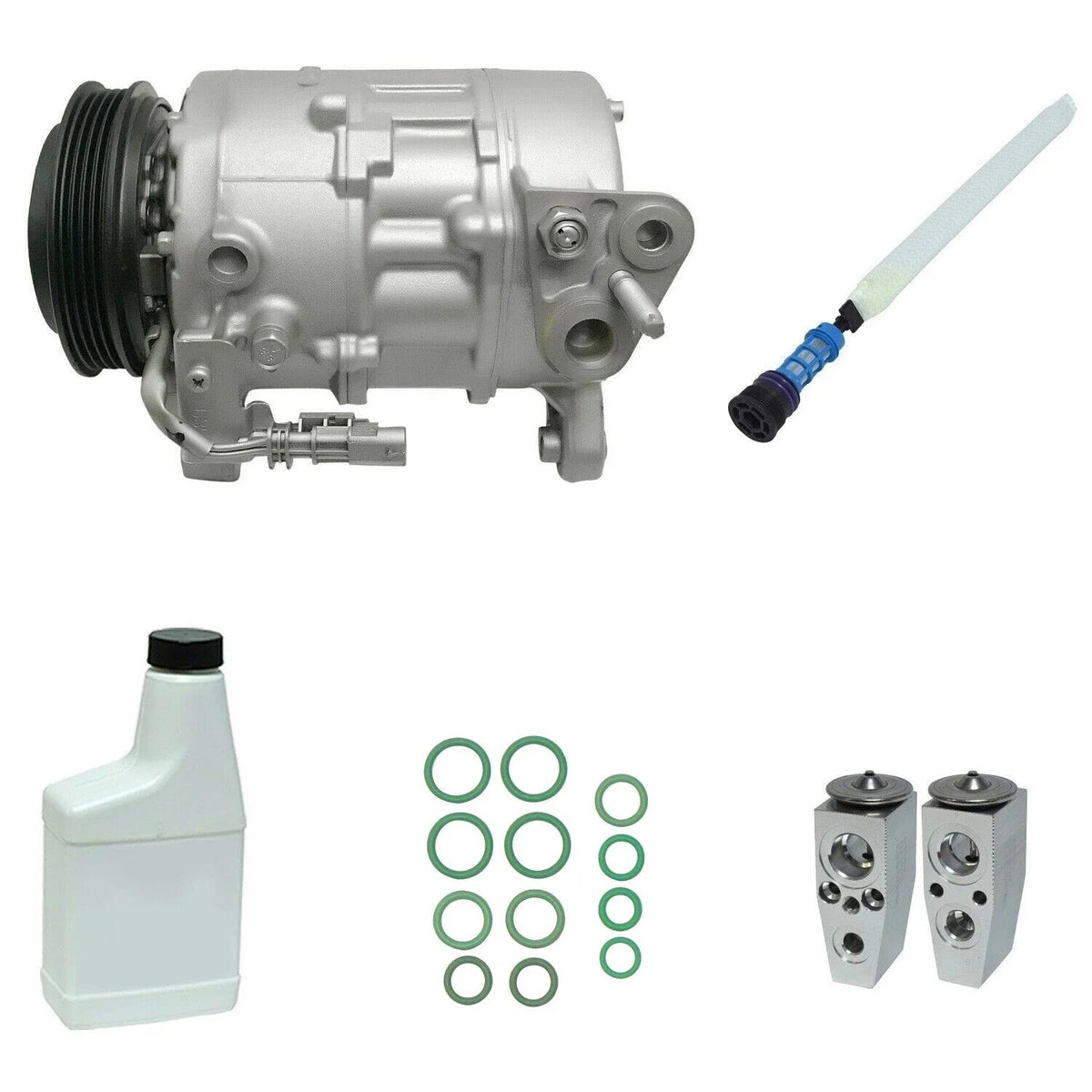 AC Compressor Kit Replacement Without Rear for Toyota Hilux (2005–2015)