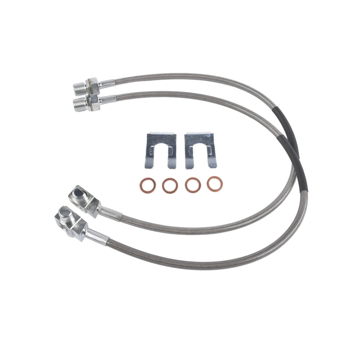 Front Brake Lines Stainless Steel Extended for Chevy GMC K10 1971-1978