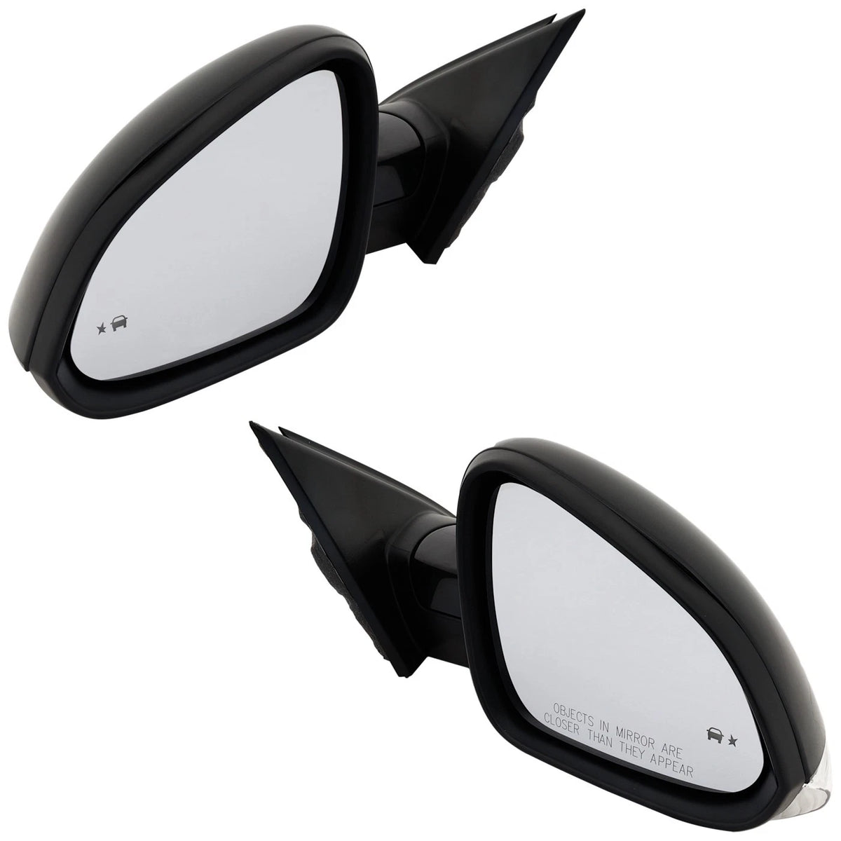 Set of 2 Heated Mirrors for Buick Regal