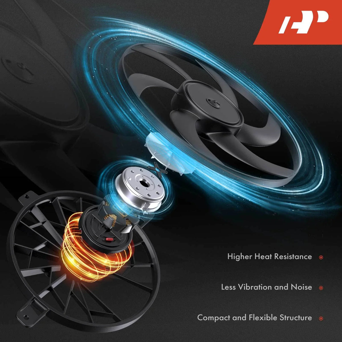 Fan Assembly with Shroud for Nissan Xterra Frontier (1999-2000)