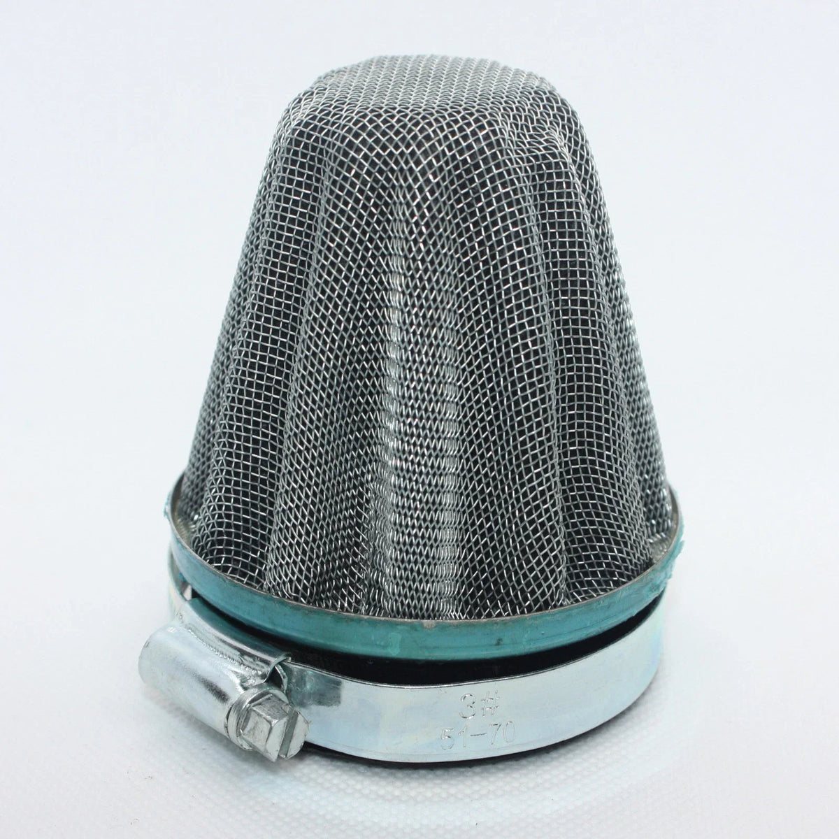 58mm Steel Chrome Pod Air Filter for PIT Trail Quad ATV Dune Buggy