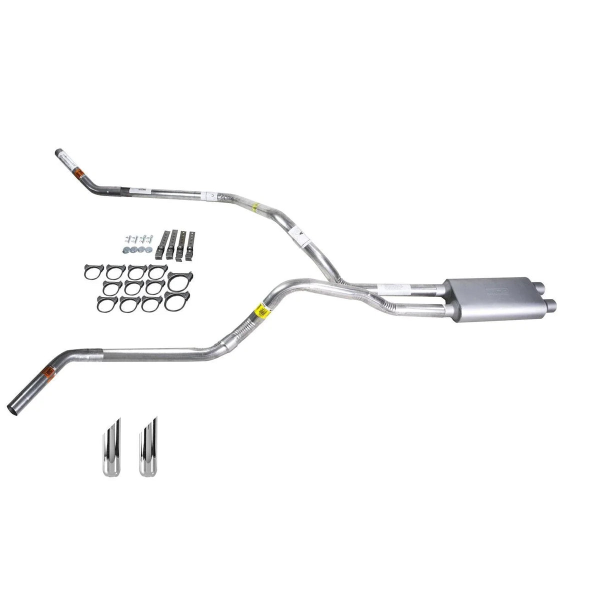 Dual Exhaust 2.5" Pipe Flowsound Muffler for Tundra (2000–2007)