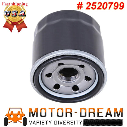 Oil Filter 2520799 for Polaris Sportsman Trail Boss 335 400 450 500 (1995–2019)